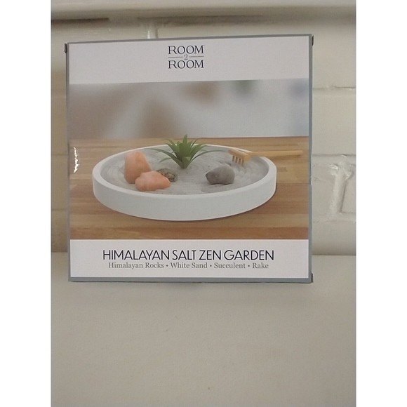 Unbranded Other - Himalayan Salt Zen Garden Kit Office Desk Gift Idea Stress Relief